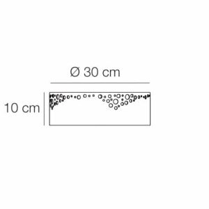 Plafonnier Gaia 04504 LED Elesi Luce